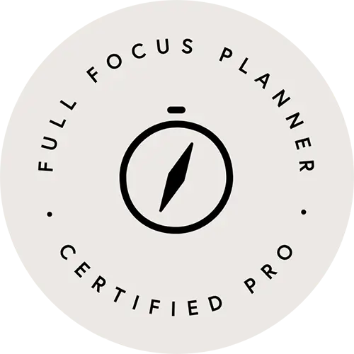 Full Focus Planner Certified Pro Badge light